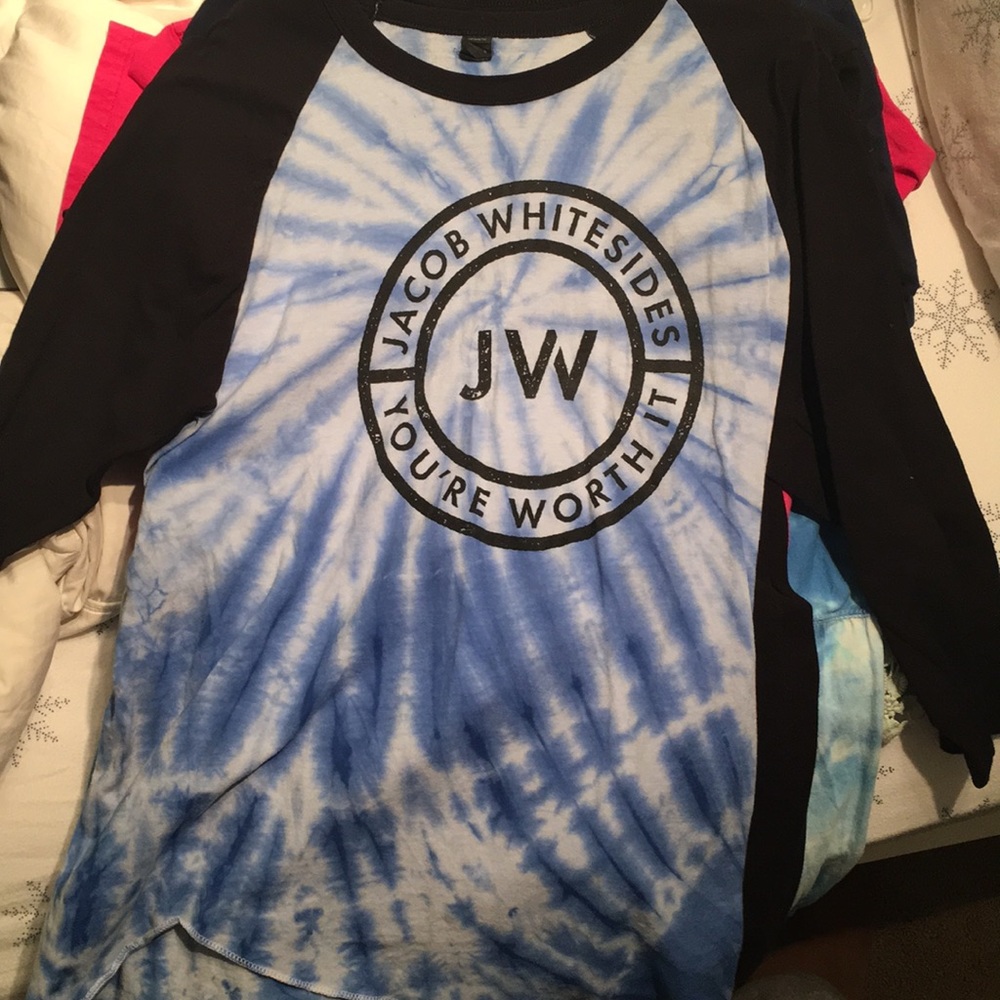jacob whitesides “you’re worth it” baseball tee